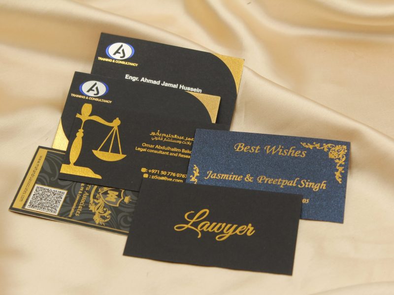 Gold Foiled Business Cards