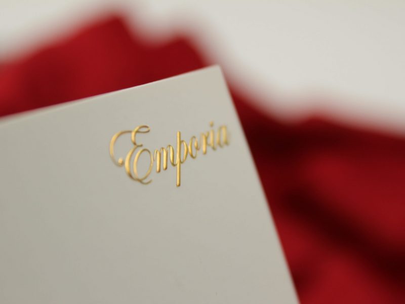 Embossing in Business Card