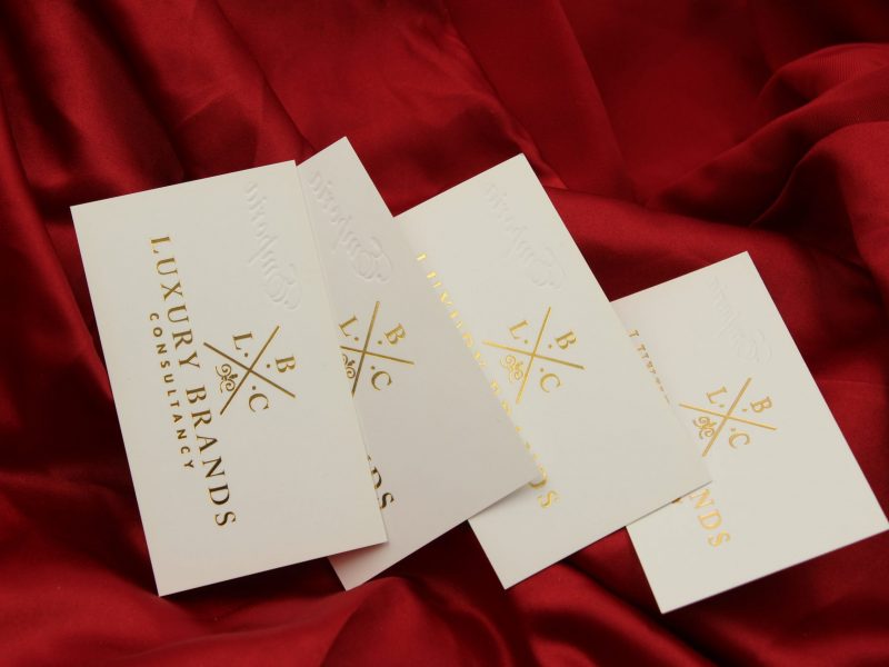 Gold Foiled Business Cards